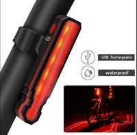 Module laser Feux arrière de vélo Feu d'avertissement laser pour vélo de montagne Feu d'avertissement laser