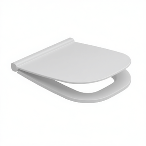 Asiento de Inodoro Termoestable con Cierre Suave Alba, 53 cm de Longitud, Color Azul Avio - Product Image 3