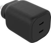 Cargador Rápido GaN de 45W Tipo 2026, Diseño Compacto y Tamaño Pequeño, Doble Puerto USB-C