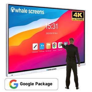 65/75/85/86/98/110 inch 4K LCD hiển thị bảng thông minh kỹ thuật số tương tác thiết bị giáo dục tương tác bảng trắng - Product Image 1