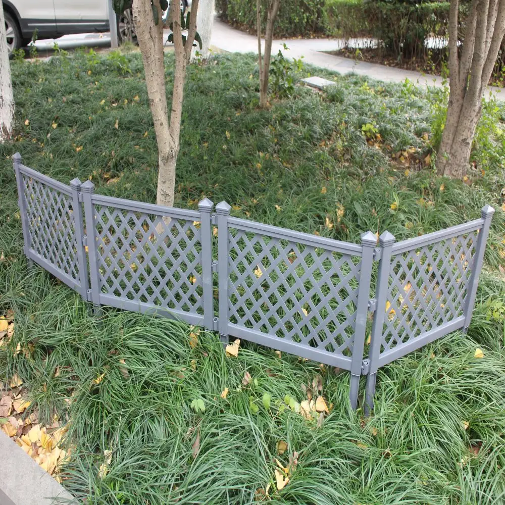 Pagar kisi PVC dekorasi taman pagar tahan lama teralis & solusi untuk peningkatan privasi dan kecantikan