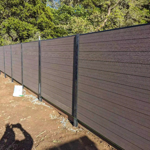 Élégants panneaux de clôture WPC anti-âge de <span class=keywords><strong>1</strong></span>,80 m, étanches, faciles à installer, en composite bois-plastique pour jardins extérieurs - Product Image 1