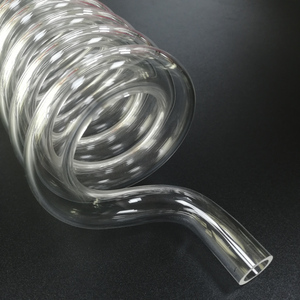 Alta temperatura clara espiral quartzo vidro tubulação para iluminação Bending corte serviços com processamento de soldagem - Product Image 3