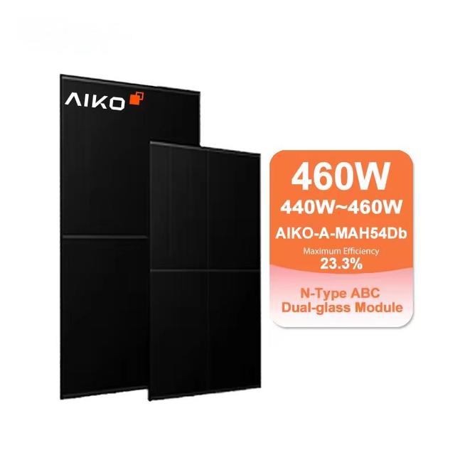 Hot Sell Aiko NEOSTAR 2P54 HJT N-Type Mono-Glass 450W-485W Solar Panel for Home Solar Power System