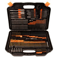 Kit de 246 forets multifonctions pour bois et métal, outils électriques, perceuse électrique, outils à main, pièces de réparation puissantes, 1 ensemble OEM robuste