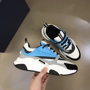 Zapatillas de running de cuero genuino con cordones para pareja, suela gruesa, luminosas, estilo chunky, B22, moda casual, combinables con todo, novedad 2026 - Product Image 4