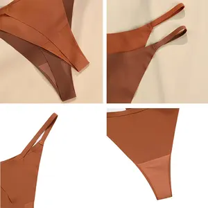 Culotte femme glace soie tongs G-string sous-vêtements dames sans couture femme Lingerie Sexy t-back femme sous-vêtements - Product Image 6