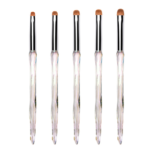 2025 Pha Lê Xử Lý Pháp Móng Tay Bàn Chải Cao Cấp Pháp Móng Tay Nghệ Thuật Bàn Chải #8/12/14/16/18 - Product Image 4