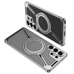Funda Magnética con Anillo para Carga Inalámbrica GKK Lucky PU Electroplate para S26/S25/S24/S23 Ultra, Resistente a Impactos - Product Image 6