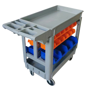 Elite รถเข็นพลาสติกอเนกประสงค์, รถเข็นอเนกประสงค์ติดตั้งง่ายมีความยืดหยุ่นสามารถพับเก็บได้ - Product Image 2