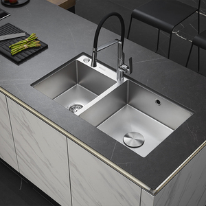 אופפן מטבח רהוט למינציה מבריק ארון עיצוב ארון מטבח מודרני ארונות מטבח ארונות עם האי - Product Image 3