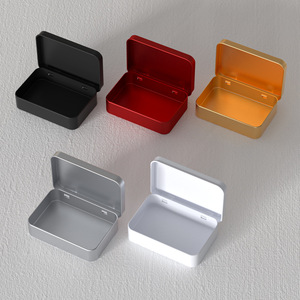 Vente en gros RTS 8.8*6*2cm petit couvercle carré en métal à charnière boîte en fer blanc RTS boîtes en <span class=keywords><strong>porcelaine</strong></span> à charnière thé <span class=keywords><strong>alimentaire</strong></span> bonbons chocolat emballage Logo - Product Image 5