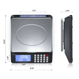 Comprar Básculas de cocina Báscula de café electrónica de precisión Mini  báscula doméstica para balanza de alimentos Pesaje con temporizador LCD  digital 3 kg 0,1 g