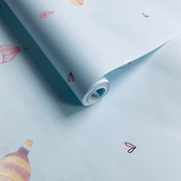 Papier peint minimaliste moderne chambre d'étude chambre d'enfant chambre de princesse dessin animé motif fond papier peint mural