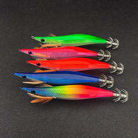 Raylor Oem Nouveau Design 2.5 #   3 #   3.5 #    Leurre de pêche en mer longue portée pour eau salée, effet dichroïque, pulvérisation de peinture, type Squid Jig Egi