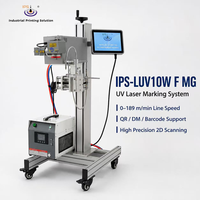 Máquina de Marcado Láser UV IPS-LUV10W F MG, Máquina de Impresión Láser para Cosméticos y Productos de Uso Diario