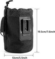 Pochette à outils professionnelle avec clip métallique, organiseur de ceinture de travail portable pour vis, clous, outils à main, sac de réparation pour la construction