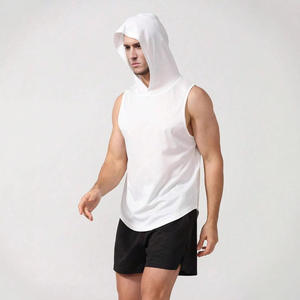 Chaleco con Capucha para Hombre, Nuevo Modelo de Verano, con Bolsillos, Sudadera, Camiseta Deportiva sin Mangas - Product Image 4
