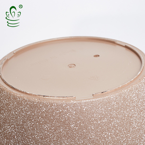 Macetas Decorativas Grandes para Jardín con Efecto Piedra de Plástico Reciclado Kailai pp, Macetas Autorregantes - Product Image 4