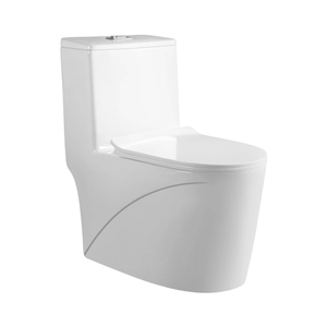 Modern Dual-Flush 300 mm Siphonic S-Trap One-Piece Ceramic Elongated Toilet <strong>Chinese</strong> <strong>Style</strong> Sanitary Ware for Home Hotel Villas - Product Image 2