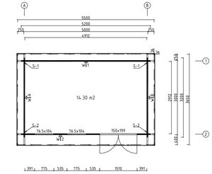 Tùy chỉnh kích thước vật liệu Vườn Nhà Trung Quốc nhà đúc sẵn nhà Tiny 20ft chi phí thấp - Product Image 2