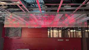 Pantalla LED <span class=keywords><strong>Transparente</strong></span> de Alta Transparencia, Pantalla Flexible a Todo Color para Ventanas de Centros Comerciales, Interior - Product Image 4