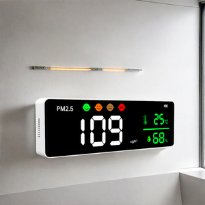 Moniteur <span class=keywords><strong>de</strong></span> qualité <span class=keywords><strong>de</strong></span> <span class=keywords><strong>l</strong></span>'<span class=keywords><strong>air</strong></span> PM2.5 haute précision, <span class=keywords><strong>appareil</strong></span> mural avec capteur laser pour une <span class=keywords><strong>mesure</strong></span> précise <span class=keywords><strong>de</strong></span> la poussière intérieure, OEM et ODM - Product Image 5