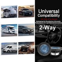 Haut-parleur de voiture universel Xuming 175 de 6,5 pouces avec cône en nano carbone UNC-Uyama, puissance équilibrée 50W/100W, en plastique