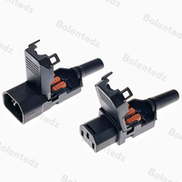 Connecteurs de prise électrique femelles IEC 320 C13 C14 en cuivre/laiton industriels 10A 250V CN PDU UPS pour entrée de câble - Vente chaude