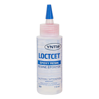 Kit de résine UV de luxe LOCTCET OEM, colle époxy polyvalente renforcée, imperméable, pour collage de fibres de verre, céramiques, métaux, plastiques, humidité