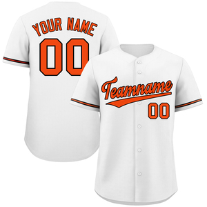 Vente en Gros Philippines Pas Cher Oem Mesh Blanc Avec Manches Rouges Maillot de Baseball Brodé - Product Image 3