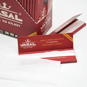 Papier à rouler King Size en pulpe de bois, enveloppe à tabac en papier naturel, gomme naturelle, 50 feuilles par paquet - Product Image 3