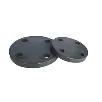 Bouchon d'extrémité circulaire multi-perforé en métal massif poli pour raccord de joint de tuyauterie industrielle