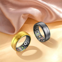 Bague Intelligente en Alliage Étanche avec Suivi d'Activité, Contrôle par Application, Surveillance du Sommeil et de la Fréquence Cardiaque, Autonomie de 5 à 7 Jours, Éclairage
