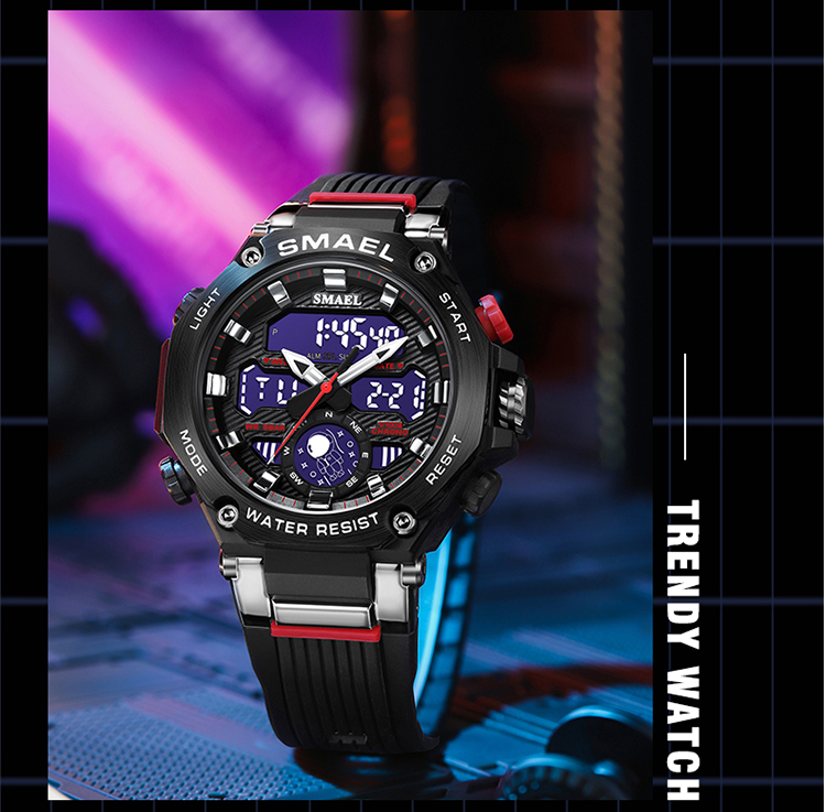 Newest Men's popular Watches Big Brand SMAEL 8069 Men Digital Sport Watches