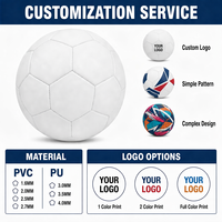 Ballon de football Kata personnalisé en cuir PU, taille 5, haute qualité, léger, thermocollé, coffret cadeau de Noël pour événements