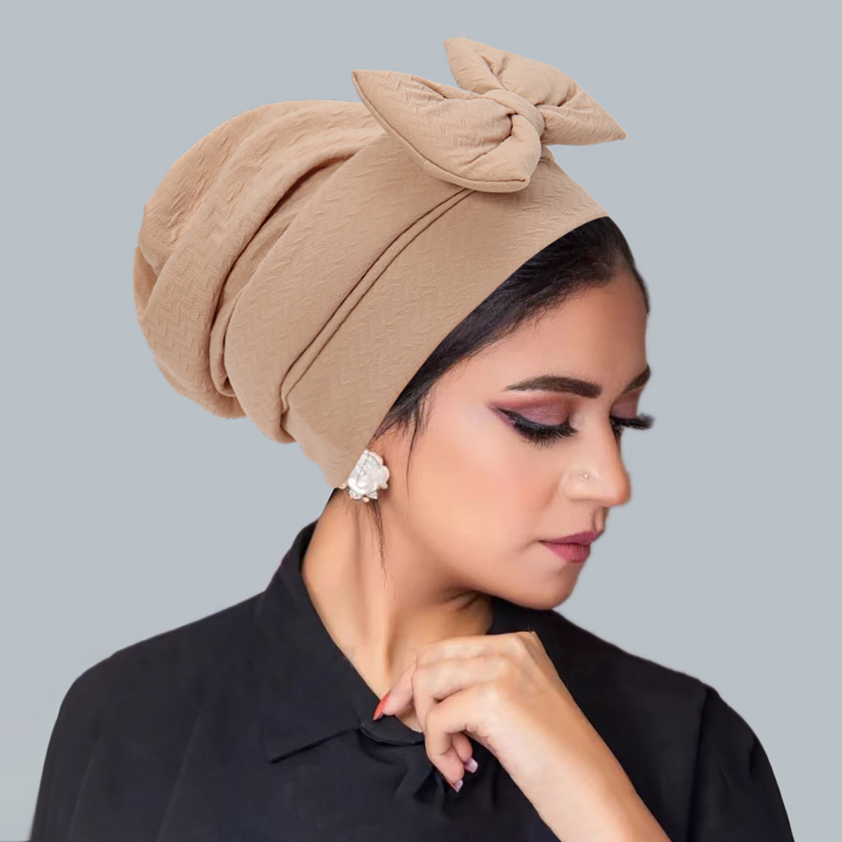 bonnet cap hijab