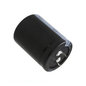 Condensateur à montage traversant ELH477M400AT4AA 470 uF, en aluminium, 20 %, 400 V, SNAP TH - Distributeur agréé - Product Image 1