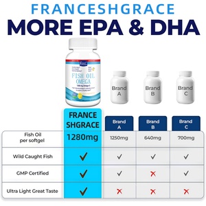 Suplemento de Aceite de Pescado Omega 3 Personalizado, Apoya la Salud del Corazón para Adultos, Cápsulas Blandas de Aceite de Pescado Omega 3 - Product Image 4