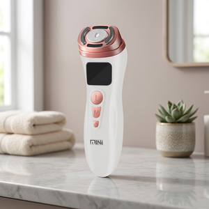 Appareil portable USB Lady Beauty Face HIFU ABS étanche à micro-impulsions électriques, vibrations et introduction de chaleur, avec motifs réglables - Product Image 1