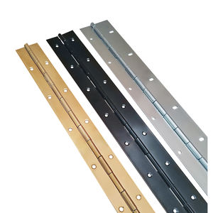 Charnière de piano continue noire enduite de fer meubles utilisant la charnière d'armoire de charnière de porte - Product Image 5