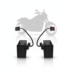 Clignotant avant à LED pour moto avec éclairage blanc et ambre pour Harley Softail Low Rider ST FXLRST <span class=keywords><strong>2022</strong></span>-2025 FXRST <span class=keywords><strong>2022</strong></span> - Product Image 1