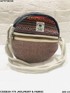 Bolso de compras de un hombro con estampado Retro de cáñamo de algodón nuevo hecho a mano, bolso informal elegante para salidas a la moda - Product Image 2