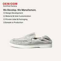 Mocassins faits main en daim doublés cachemire avec garniture en fourrure pour homme et femme, chaussures d'intérieur confortables et chaudes pour l'automne et l'hiver, personnalisables ODM