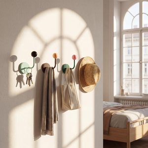 Metal Hooks Adhesive Coat Hanger Decorative Hooks <b>for</b> Bedroom Nursery <b>Key</b> Hat Hanging <b>Rack</b> - Product Image 6