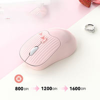 Ratón de Oficina Bluetooth de Modo Dual Recargable, Ratón Inalámbrico 2.4G, Ratón Óptico Silencioso, Delgado y Portátil para Computadora Portátil, Tableta y PC