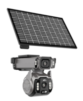 Caméra de sécurité OEM 2MP 4G LTE Panoramique/Inclinaison Audio bidirectionnel Suivi de mouvement humain Vision nocturne couleur intégrale IP66 Résistante aux intempéries HiEasy