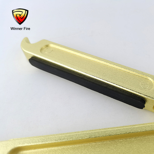 Abrazadera de Manguera de Aluminio Color Dorado para Manguera de Incendios - Product Image 3