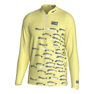Vêtement de protection solaire écologique à fermeture éclair par sublimation, idéal pour la pêche, le travail et le golf – T-shirt polo – Grande Vente - Product Image 1