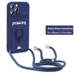 Coque de téléphone portable nouvelle conception très vendue pour <span class=keywords><strong>iPhone</strong></span> 17 Pro Max avec cordon et porte-cartes, étui de protection pour téléphone - Product Image 3
